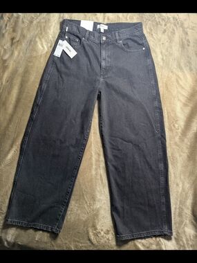 Jason Wu Black Jaime Barrel Ankle Jeans Size 8